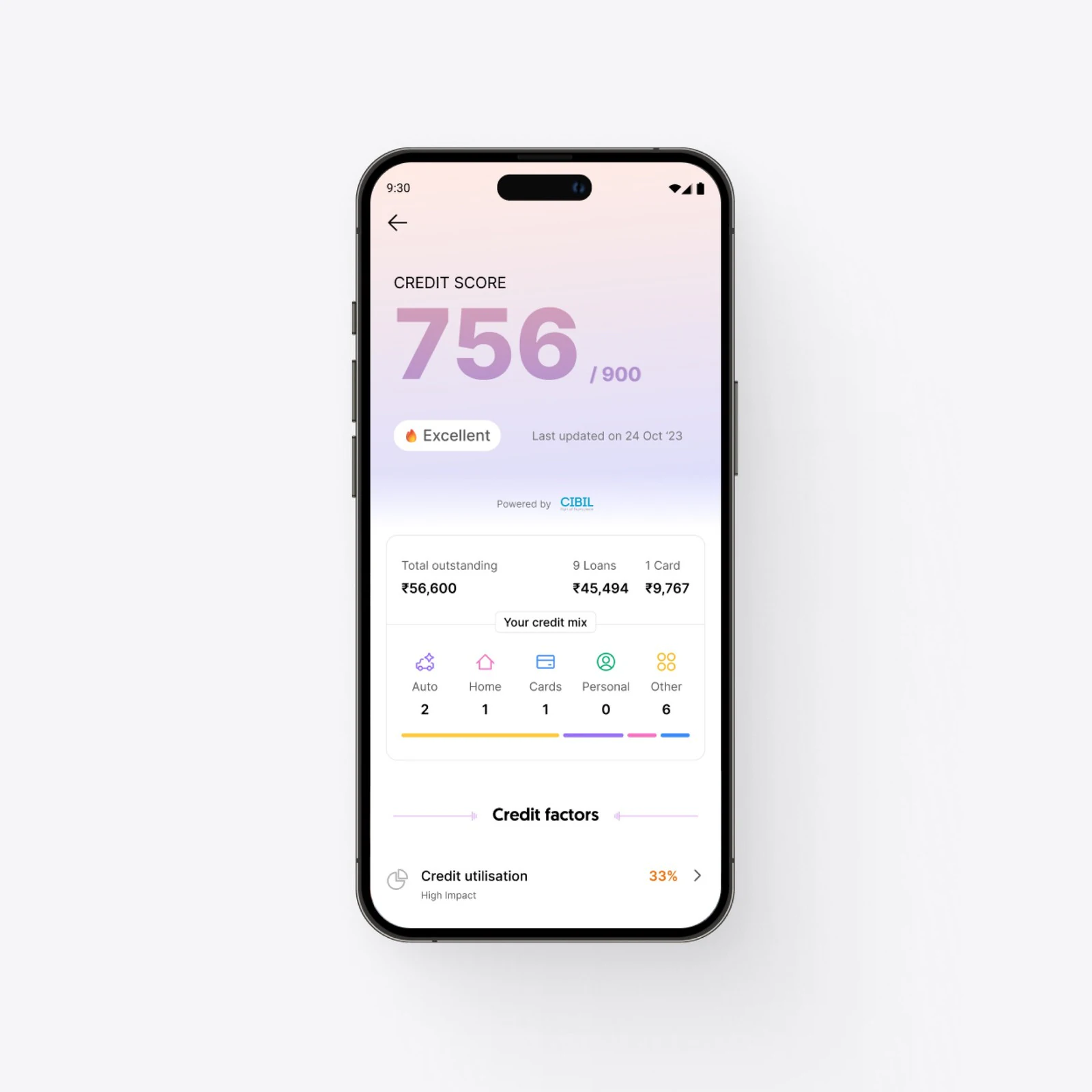 ZestMoney credit score tracker